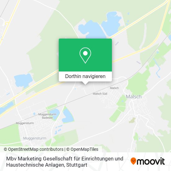 Mbv Marketing Gesellschaft für Einrichtungen und Haustechnische Anlagen Karte
