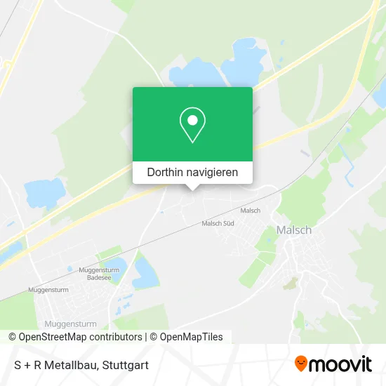 S + R Metallbau Karte