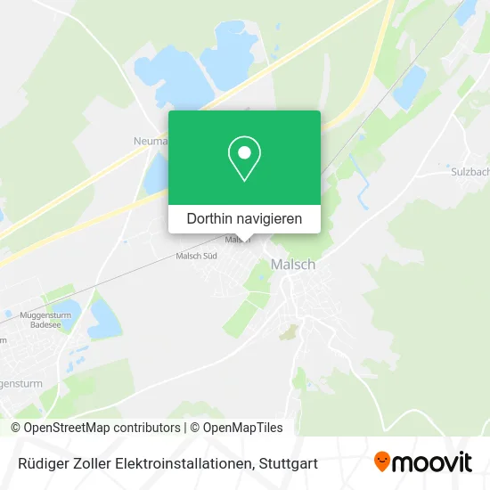 Rüdiger Zoller Elektroinstallationen Karte