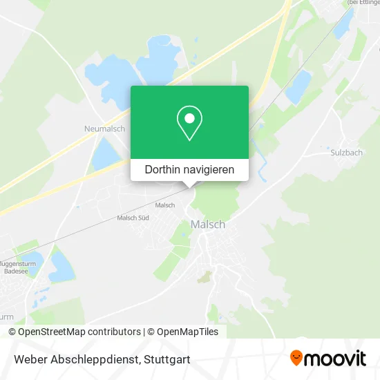 Weber Abschleppdienst Karte