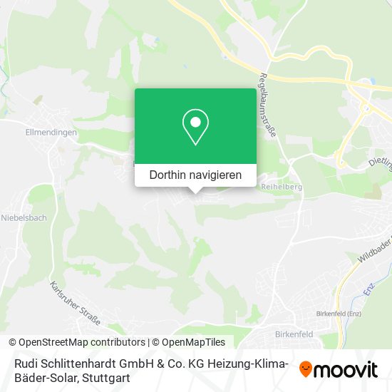 Rudi Schlittenhardt GmbH & Co. KG Heizung-Klima-Bäder-Solar Karte