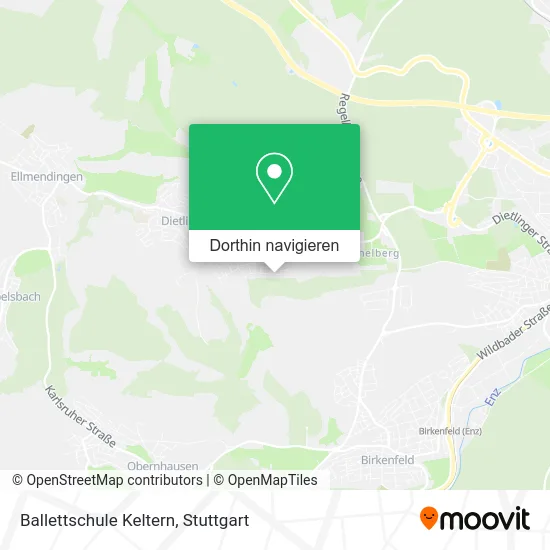 Ballettschule Keltern Karte