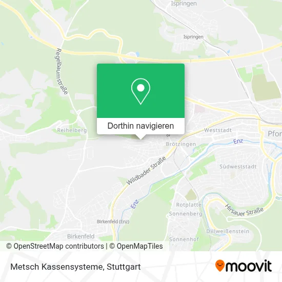 Metsch Kassensysteme Karte