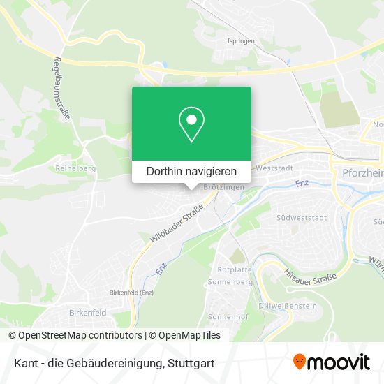 Kant - die Gebäudereinigung Karte