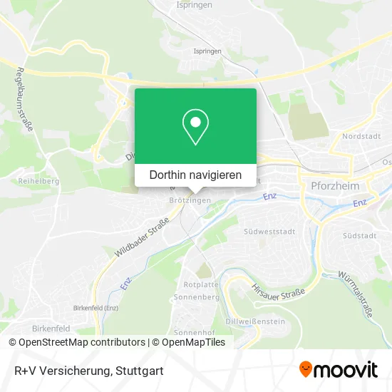 R+V Versicherung Karte