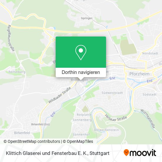 Klittich Glaserei und Fensterbau E. K. Karte