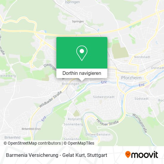 Barmenia Versicherung - Gelat Kurt Karte