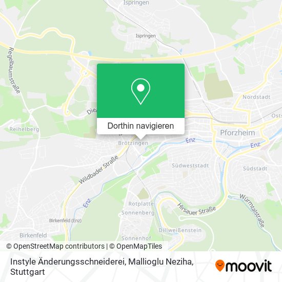 Instyle Änderungsschneiderei, Mallioglu Neziha Karte