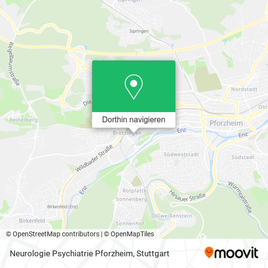 Neurologie Psychiatrie Pforzheim Karte