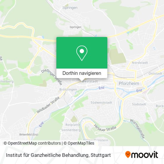 Institut für Ganzheitliche Behandlung Karte