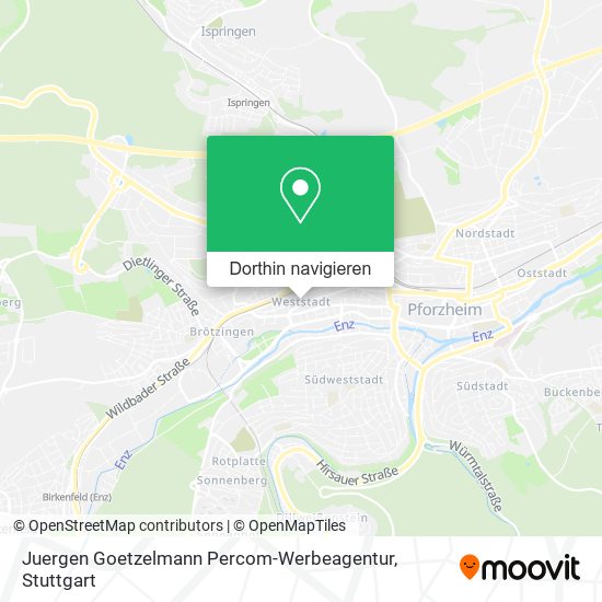 Juergen Goetzelmann Percom-Werbeagentur Karte