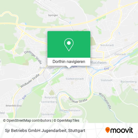 Sjr Betriebs GmbH Jugendarbeit Karte
