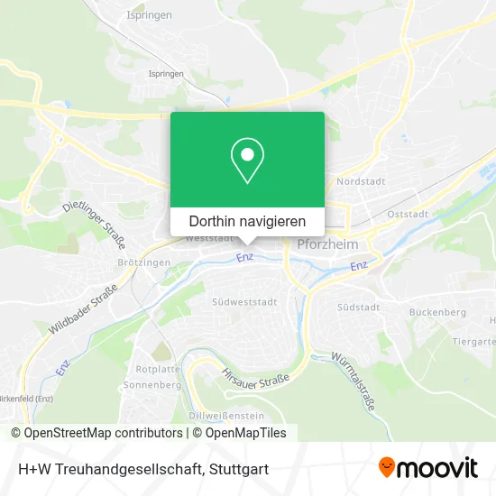 H+W Treuhandgesellschaft Karte