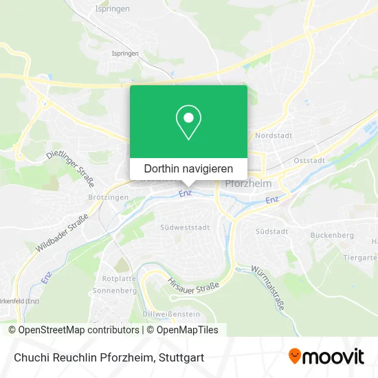 Chuchi Reuchlin Pforzheim Karte