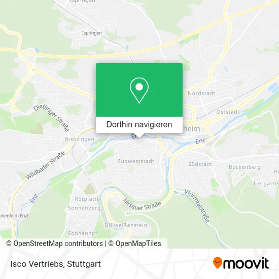 Isco Vertriebs Karte