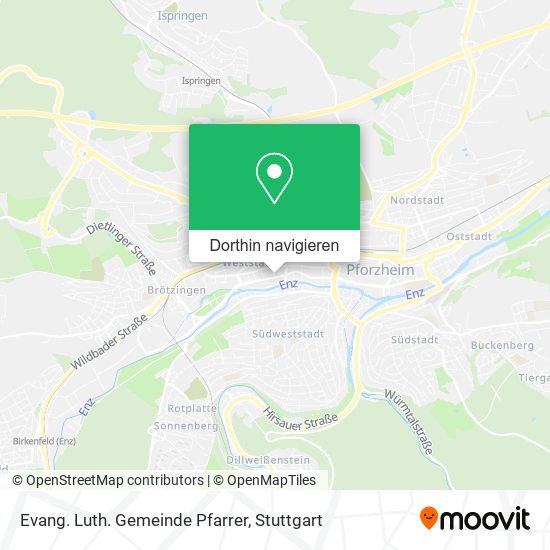 Evang. Luth. Gemeinde Pfarrer Karte