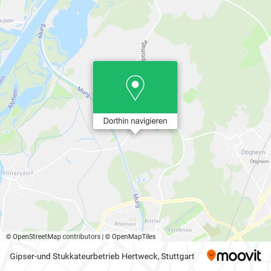 Gipser-und Stukkateurbetrieb Hertweck Karte