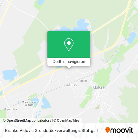 Branko Vidovic Grundstückverwaltungs Karte
