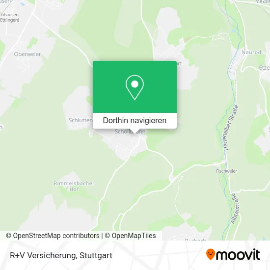 R+V Versicherung Karte