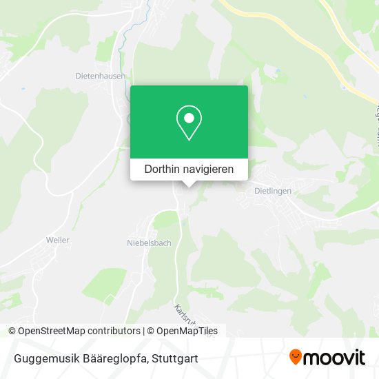 Guggemusik Bääreglopfa Karte