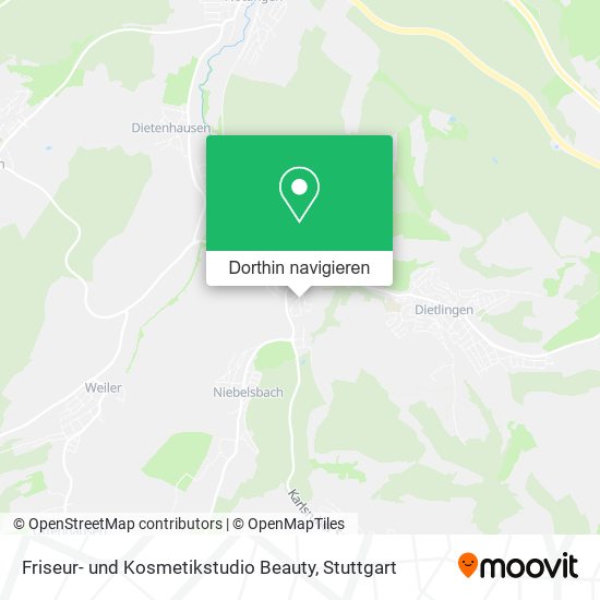 Friseur- und Kosmetikstudio Beauty Karte