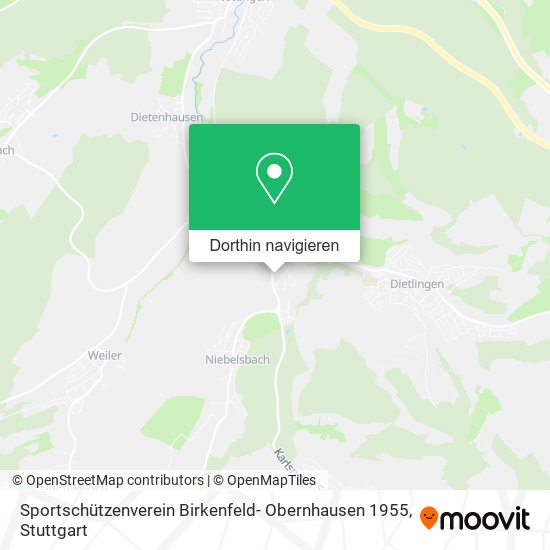 Sportschützenverein Birkenfeld- Obernhausen 1955 Karte