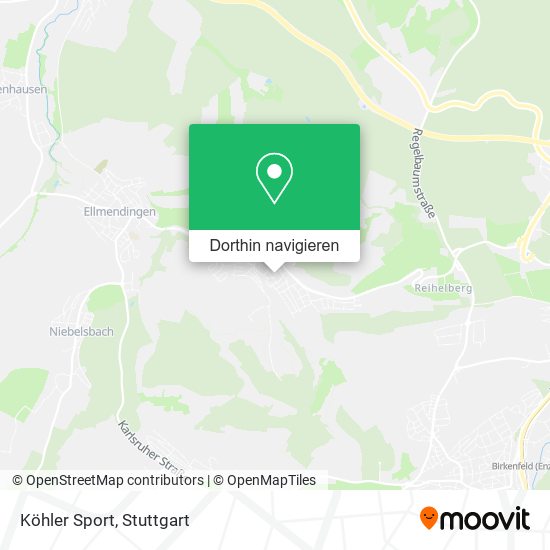 Köhler Sport Karte