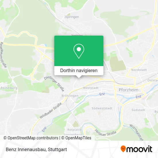 Benz Innenausbau Karte