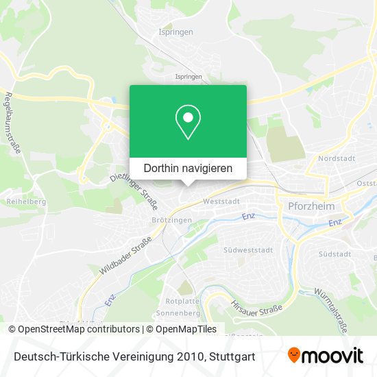 Deutsch-Türkische Vereinigung 2010 Karte
