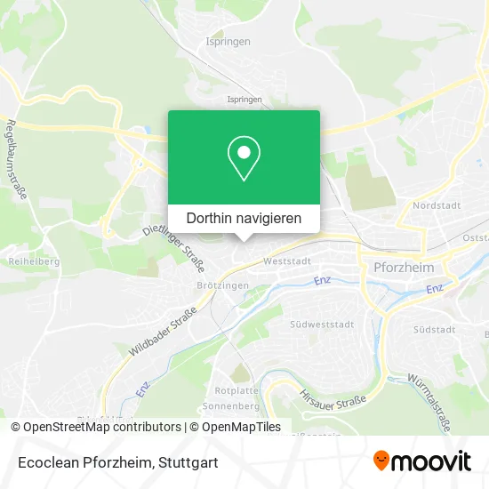 Ecoclean Pforzheim Karte