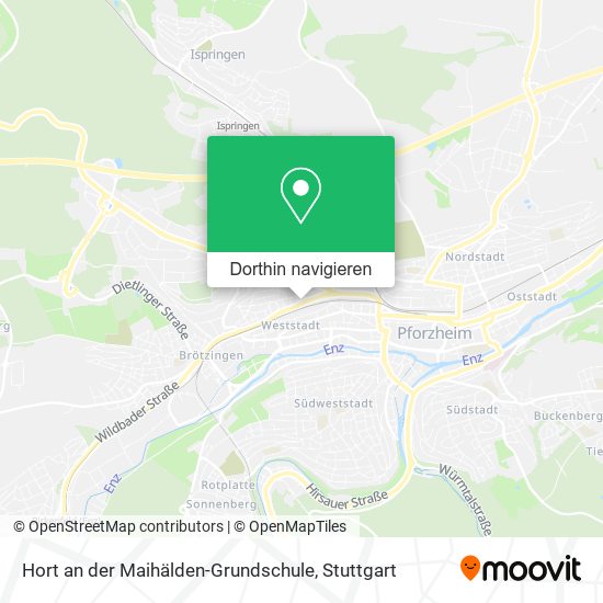 Hort an der Maihälden-Grundschule Karte