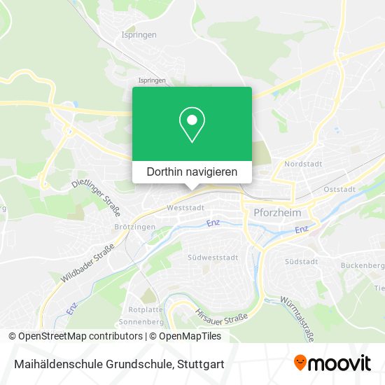 Maihäldenschule Grundschule Karte