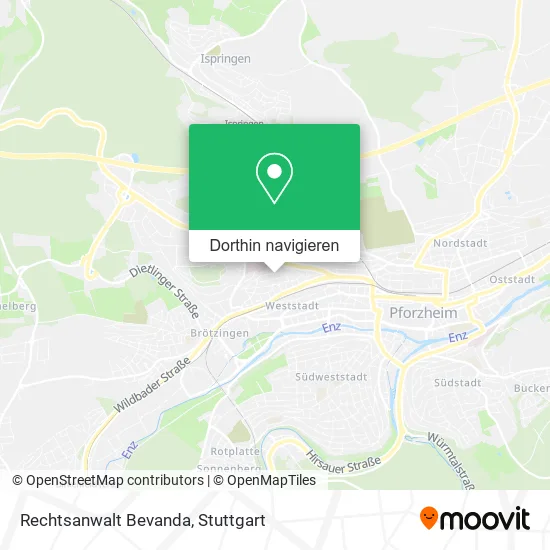 Rechtsanwalt Bevanda Karte