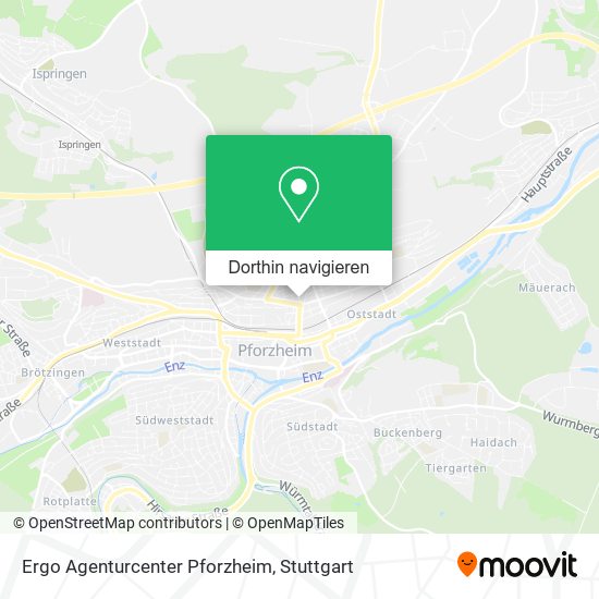 Ergo Agenturcenter Pforzheim Karte