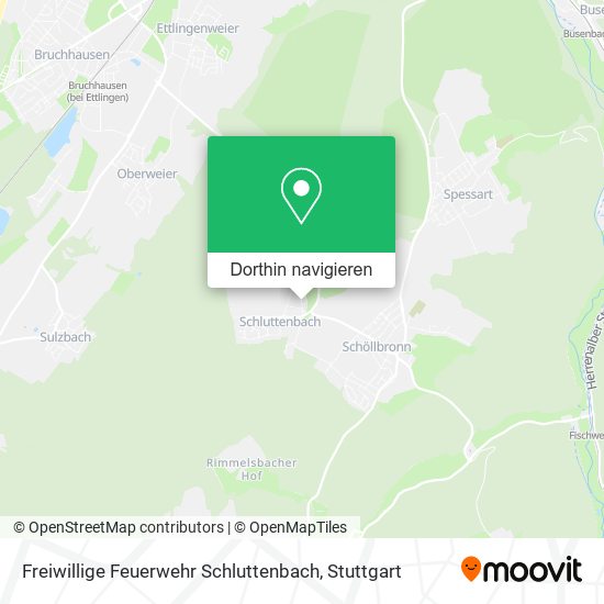 Freiwillige Feuerwehr Schluttenbach Karte