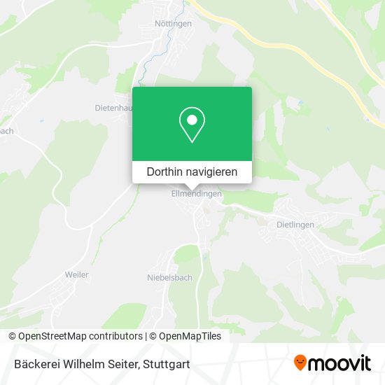 Bäckerei Wilhelm Seiter Karte