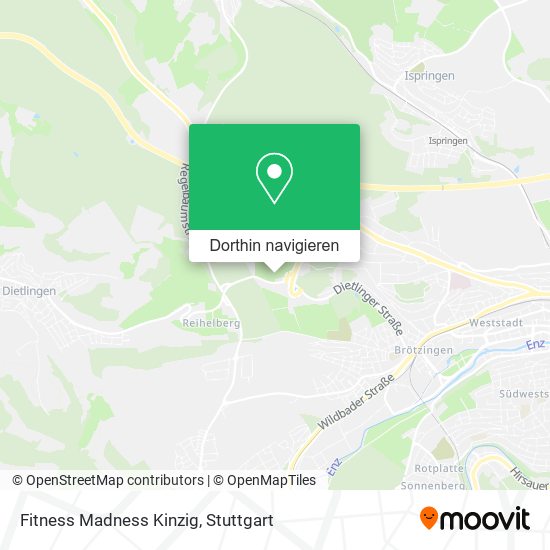 Fitness Madness Kinzig Karte