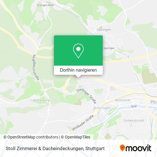 Stoll Zimmerei & Dacheindeckungen Karte