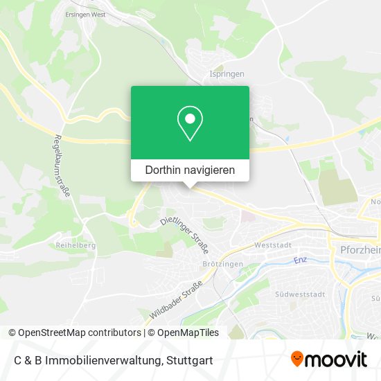 C & B Immobilienverwaltung Karte