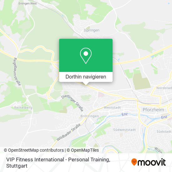 VIP Fitness International - Personal Training Karte