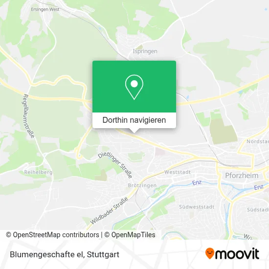 Blumengeschafte el Karte