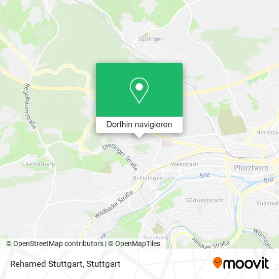 Rehamed Stuttgart Karte