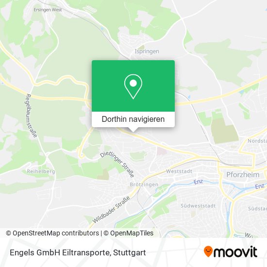 Engels GmbH Eiltransporte Karte