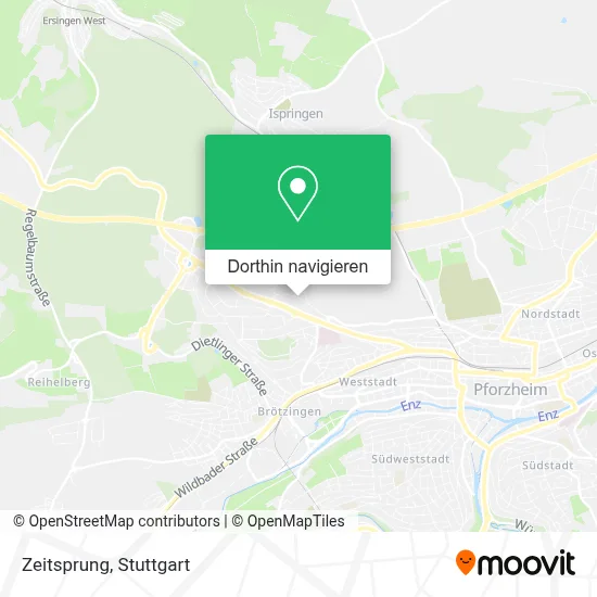 Zeitsprung Karte