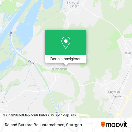 Roland Burkard Bauunternehmen Karte