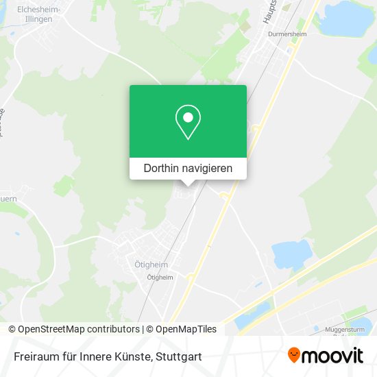 Freiraum für Innere Künste Karte