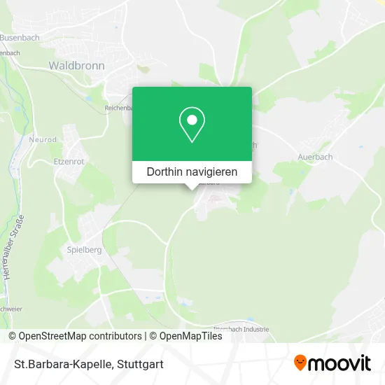 St.Barbara-Kapelle Karte