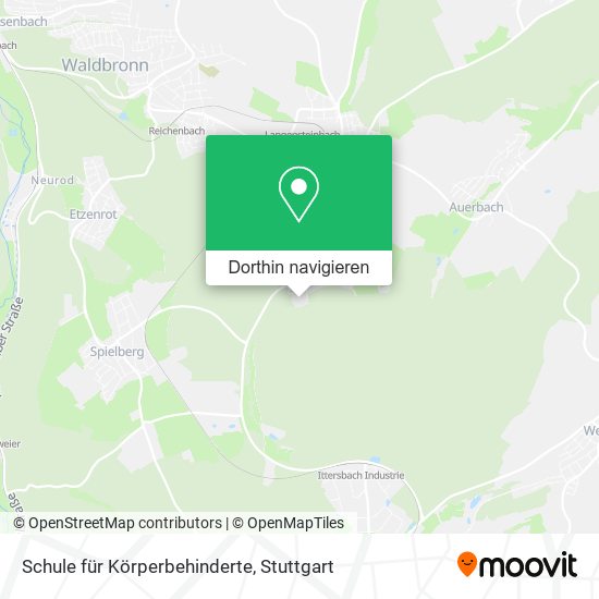 Schule für Körperbehinderte Karte