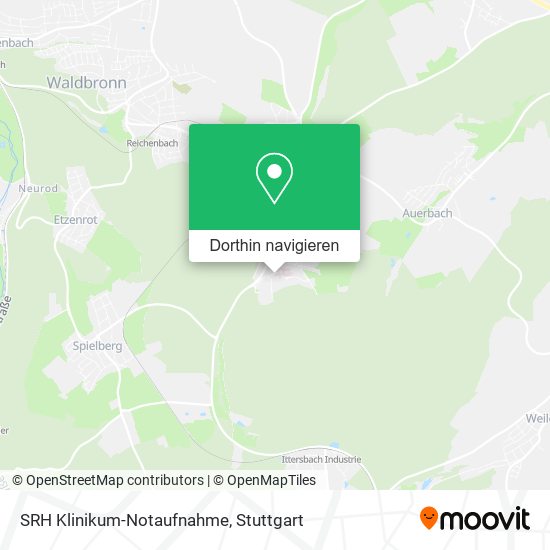 SRH Klinikum-Notaufnahme Karte