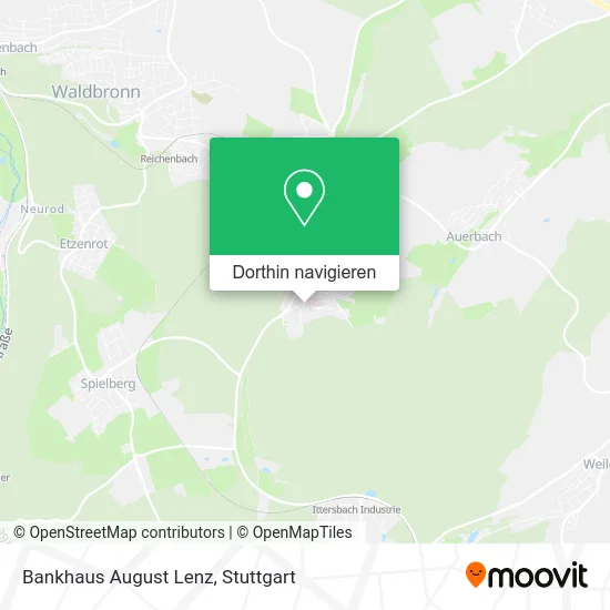 Bankhaus August Lenz Karte